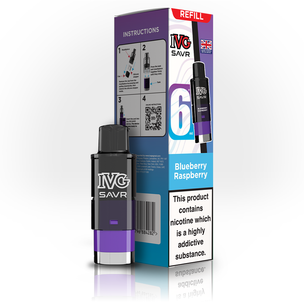 IVG SAVR Blueberry Raspberry Refill
