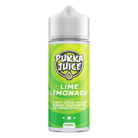 Pukka Juice 100ml E-liquid Shortfill Lime Lemonade