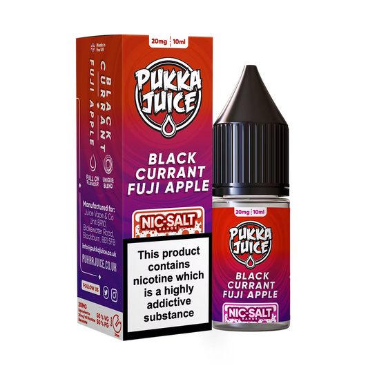 Pukka Juice Nic Salt E-Liquid Blackcurrant Fuji Apple