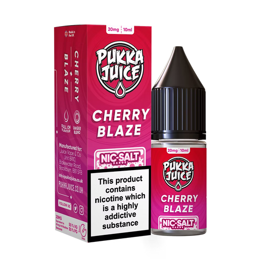 Pukka Juice Nic Salt E-Liquid Cherry Blaze