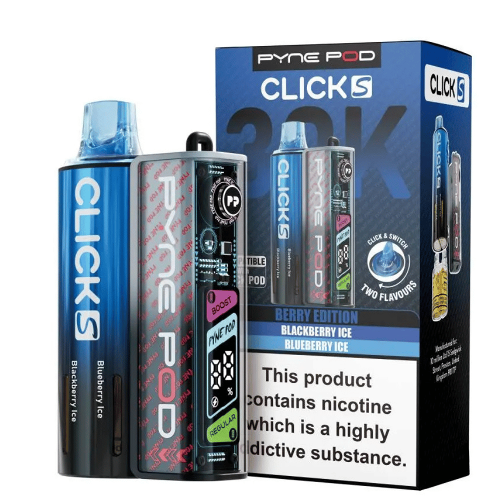 Pyne Pod Click S 30K Pod Kit Berry Edition