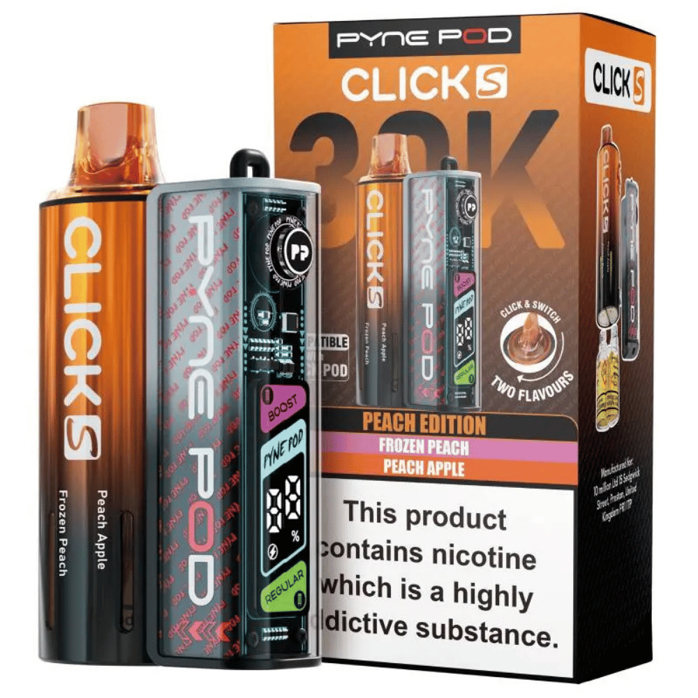 Pyne Pod Click S 30K Pod Kit Peach Edition
