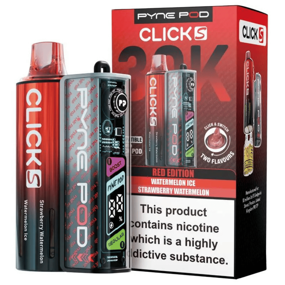 Pyne Pod Click S 30K Pod Kit Red Edition
