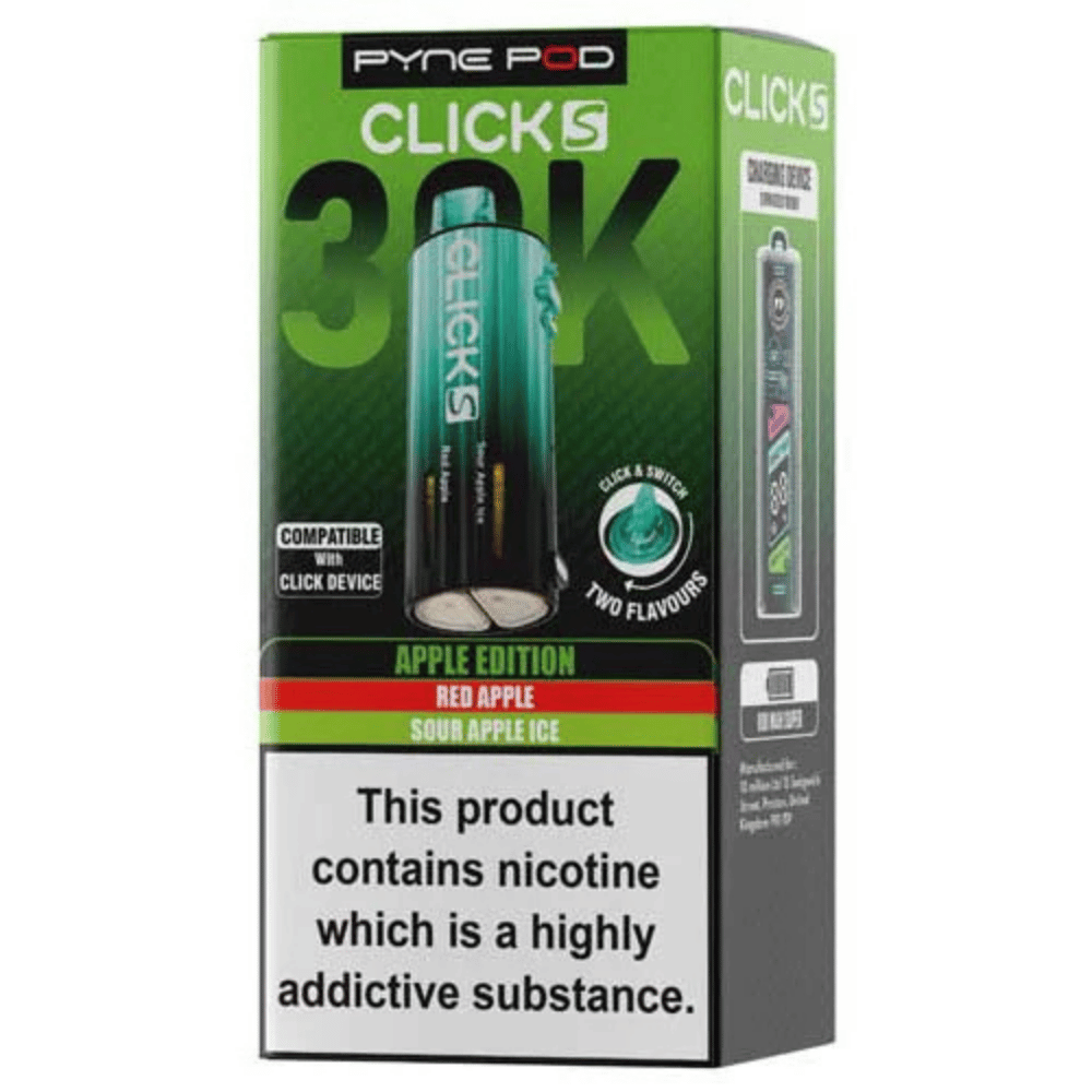 Pyne Pod Click S 30K Refill Pack Apple Edition