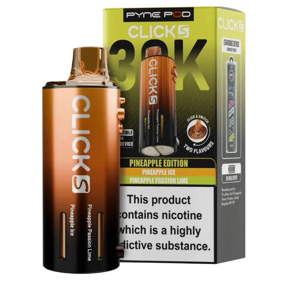 Pyne Pod Click S 30K Refill Pack Pineapple Edition
