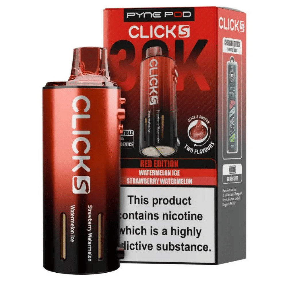 Pyne Pod Click S 30K Refill Pack Red Edition