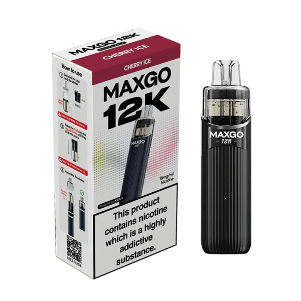 Relx Maxgo 12k Prefilled Pod Kit Cherry Ice
