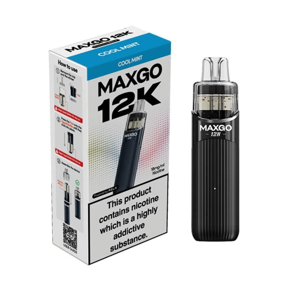 Relx Maxgo 12k Prefilled Pod Kit Cool Mint