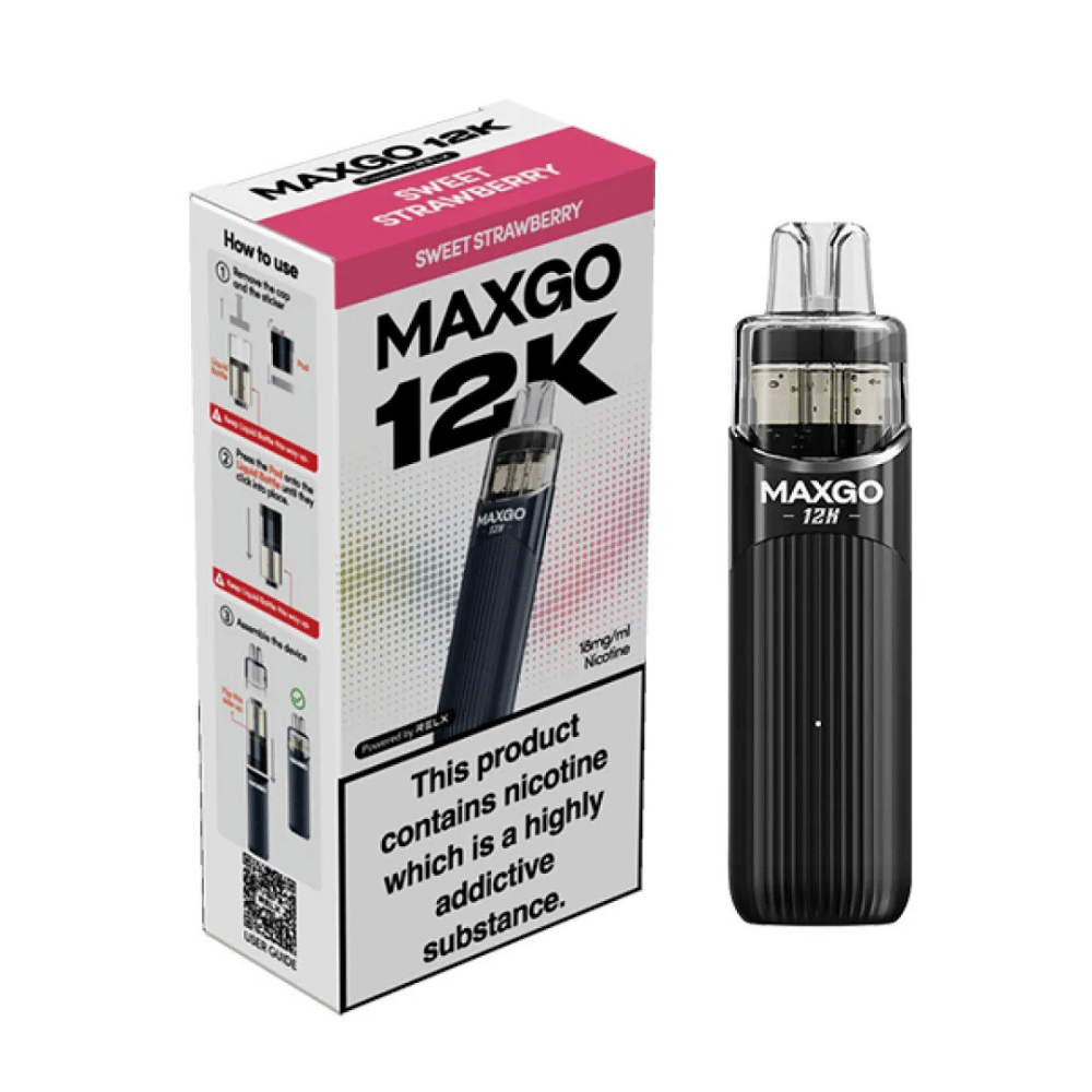 Relx Maxgo 12k Prefilled Pod Kit Sweet Strawberry