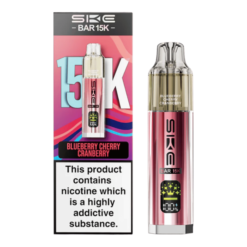 SKE Bar 15K Prefilled Pod Kit Blueberry Cherry Cranberry