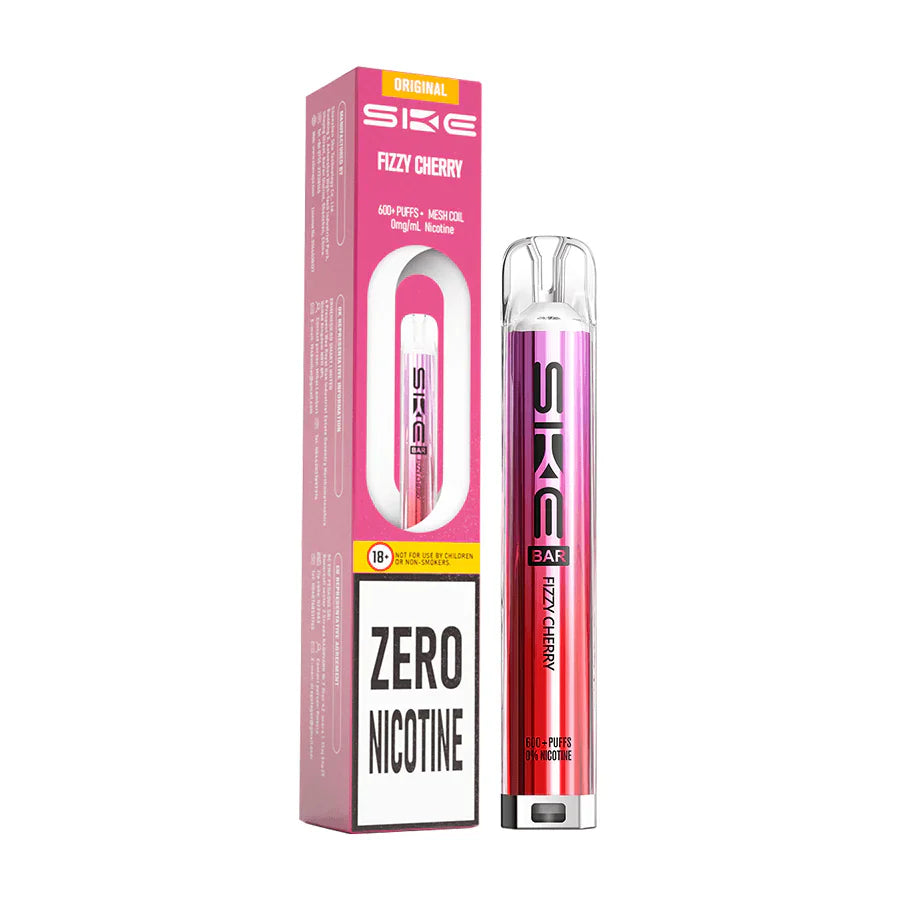 SKE Bar 600 Zero Nicotine Prefilled Pod Kit Fizzy Cherry