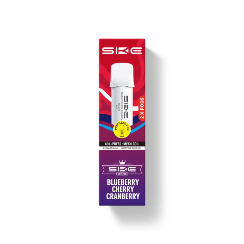 SKE Crystal Pro 600 Blueberry Cherry Cranberry Prefilled Pod