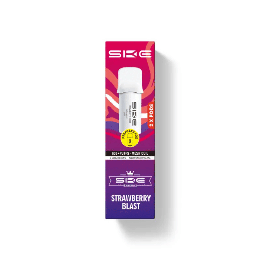 SKE Crystal Pro 600 Strawberry Blast Prefilled Pod