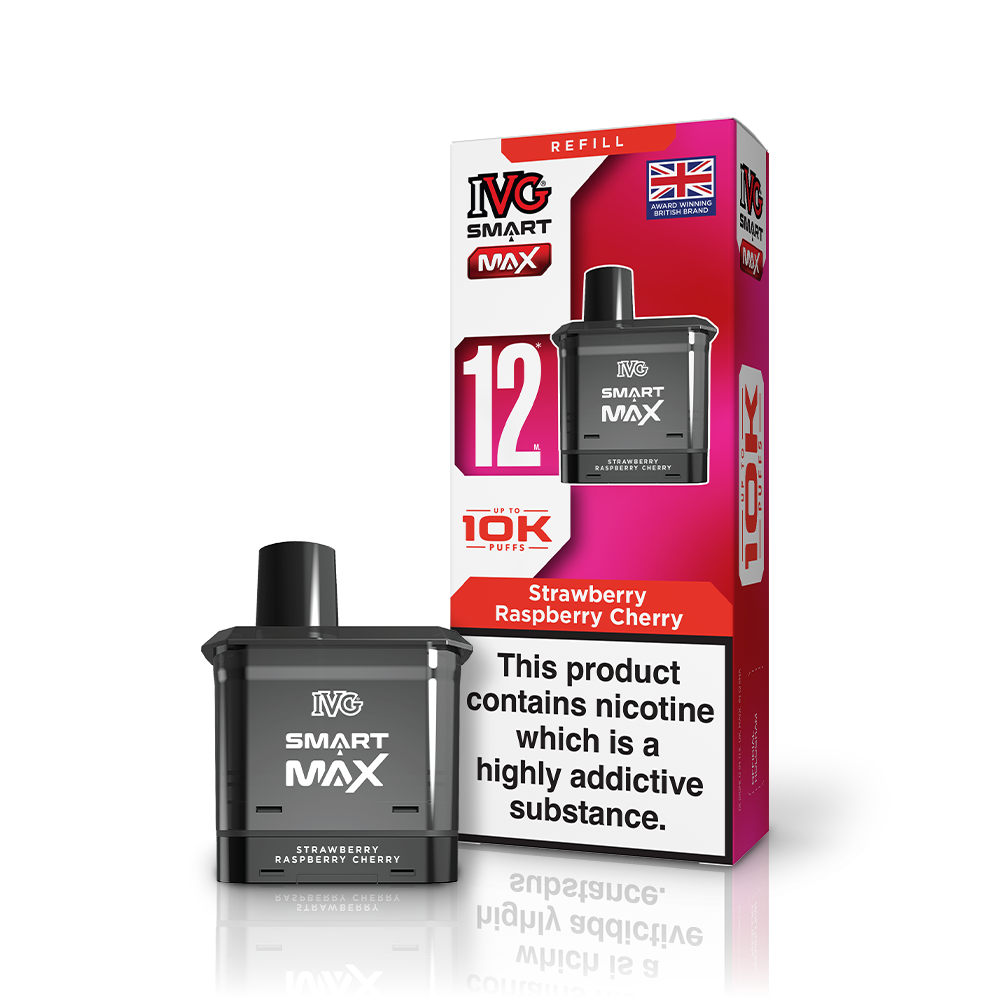 IVG Smart Max Strawberry Raspberry Cherry Refill Pack