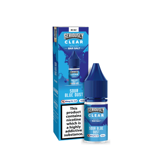 Seriously Clear Bar Salt E-liquid Sour Blue Dust