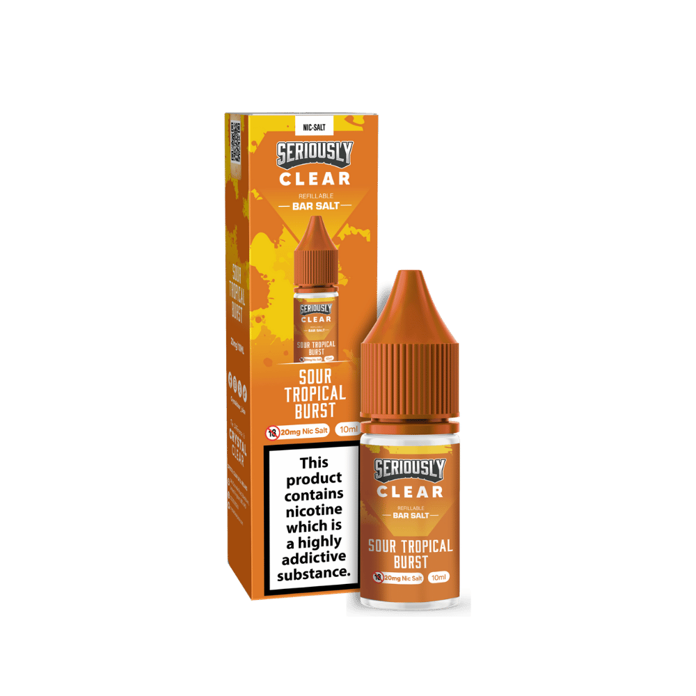 Seriously Clear Bar Salt E-liquid Sour Tropical Burst