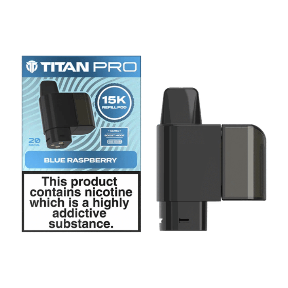 Titan Pro 15K Prefilled Pod Blue Raspberry