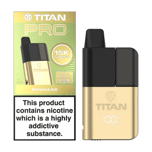 Titan Pro 15K Prefilled Pod Kit Banana Ice