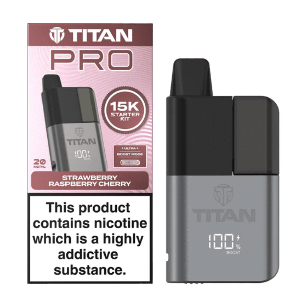 Titan Pro 15K Prefilled Pod Kit Strawberry Raspberry Cherry