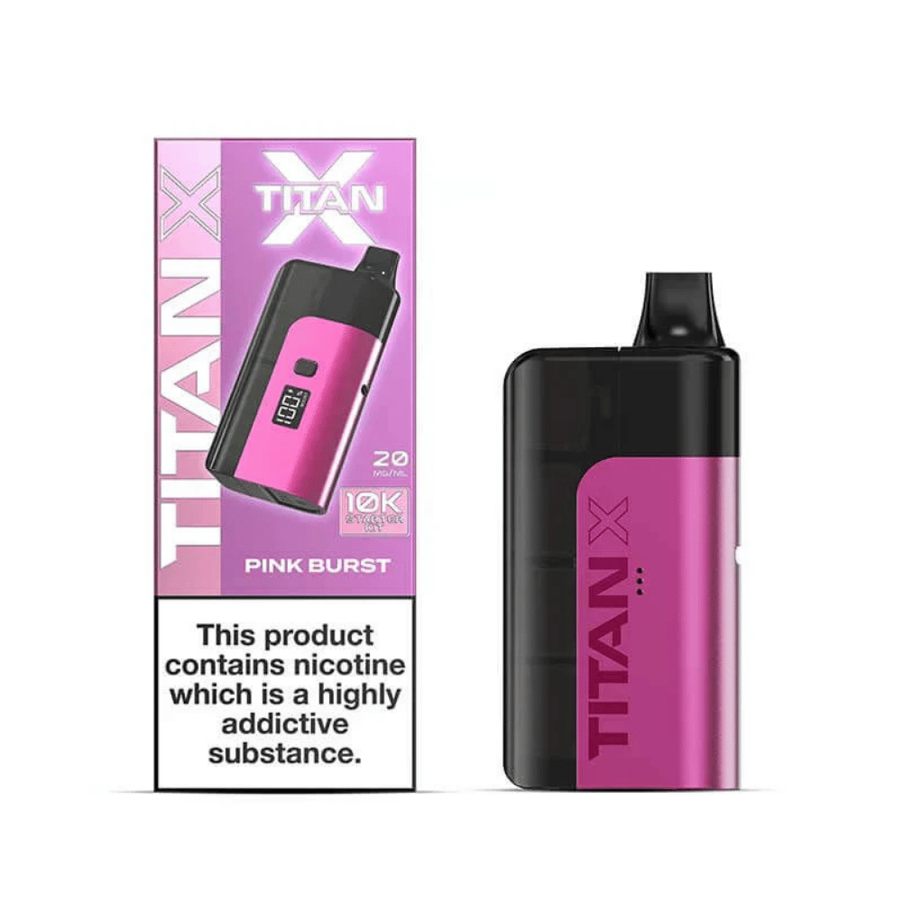 Titan X Prefilled Pod Kit Pink Burst