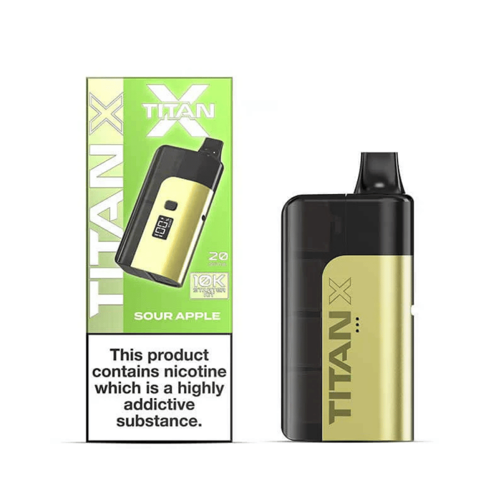 Titan X Prefilled Pod Kit Sour Apple
