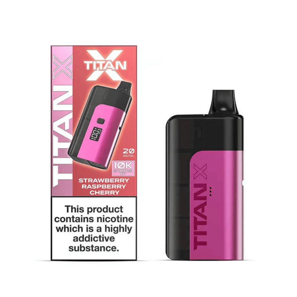 Titan X Prefilled Pod Kit Strawberry Raspberry Cherry
