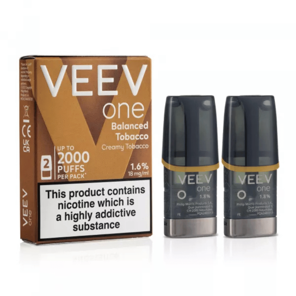 VEEV ONE Balanced Tobacco Pods (2 Pack)