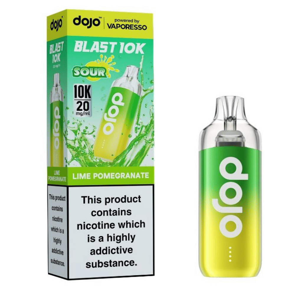 Vaporesso Dojo Blast 10k Prefilled Pod Kit Lime Pomegranate