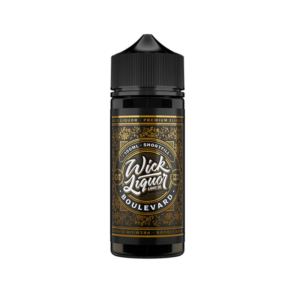 Wick Liquor 100ml E-Liquid Shortfill Boulevard