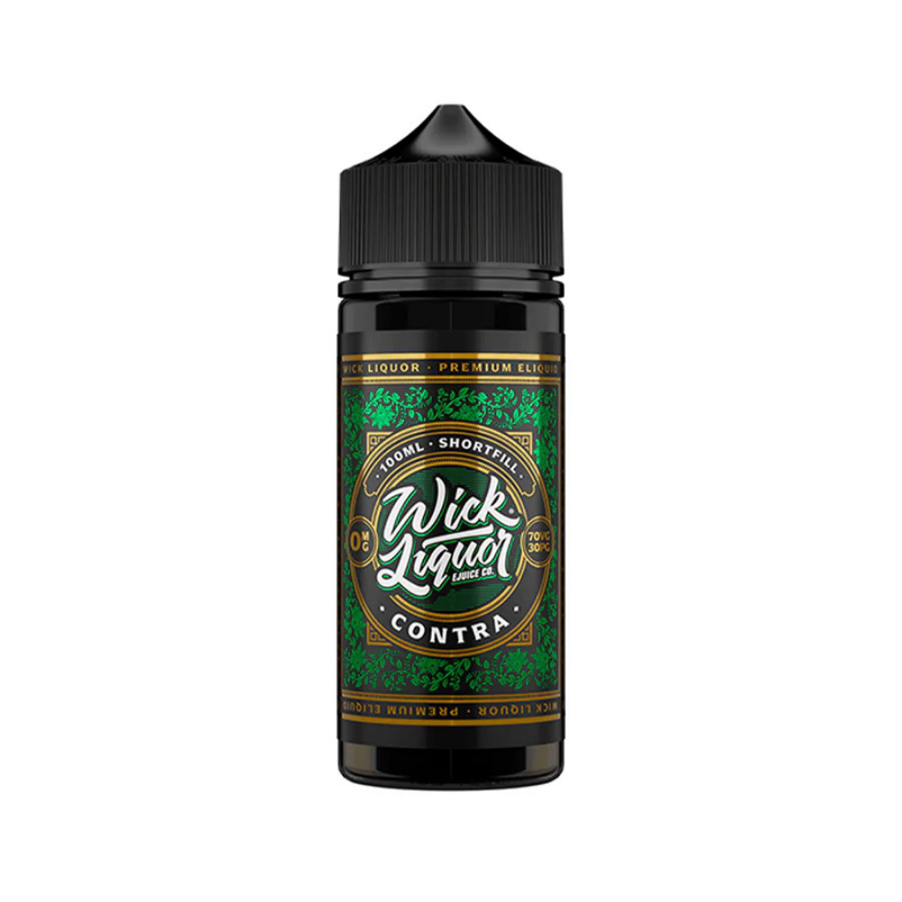 Wick Liquor 100ml E-Liquid Shortfill Contra