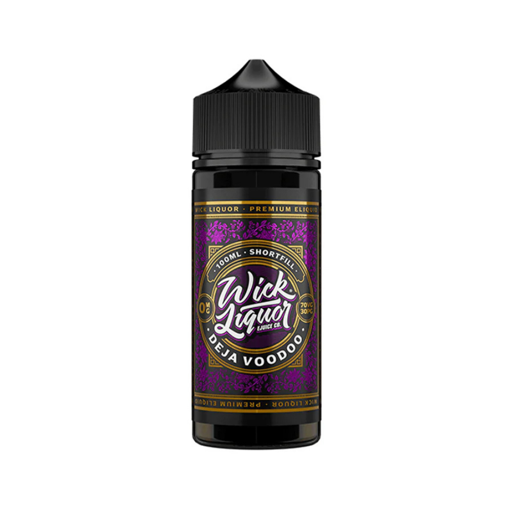 Wick Liquor 100ml E-Liquid Shortfill Deja Voodoo