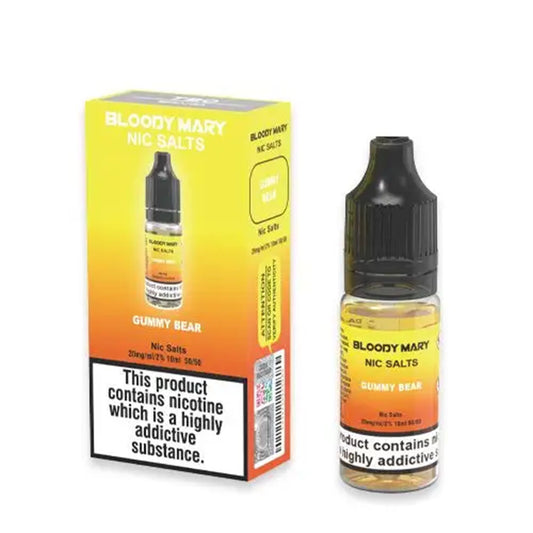 Bloody Mary Nic Salt Gummy Bear E Liquid 10ml