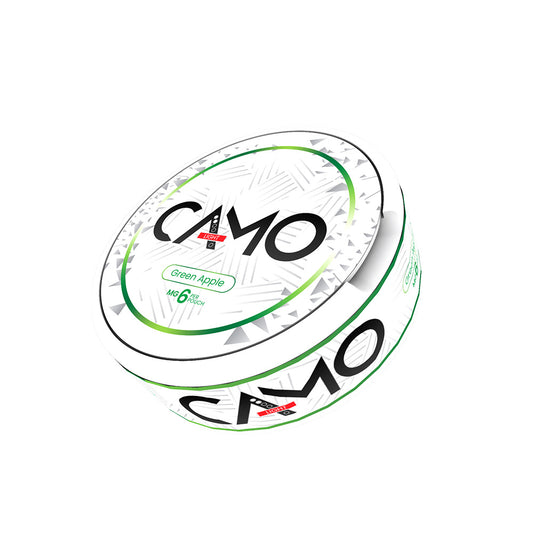 Camo Green Apple Nicotine Pouches - 20 Pouches