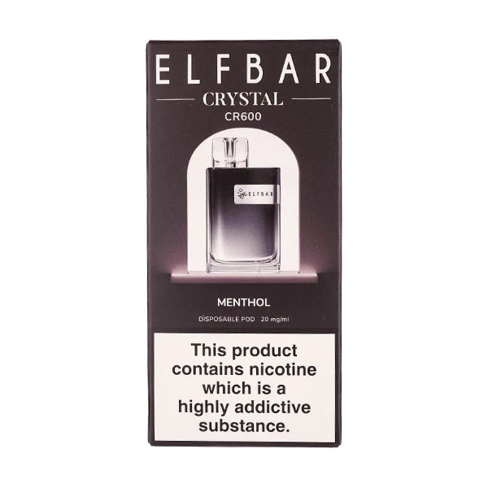 Elf Bar Crystal CR600 Menthol Disposable Vape