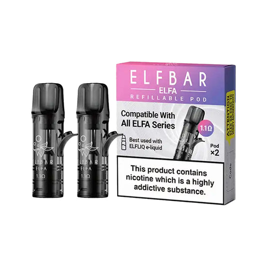 Elf Bar ELFA Pro Refillable Pods (2 Pack)