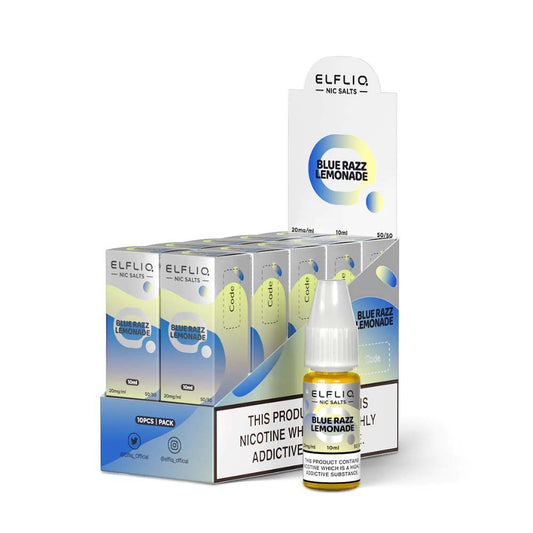 ElfLiq 10 Bottle Pack Blue Razz Lemonade E Liquid