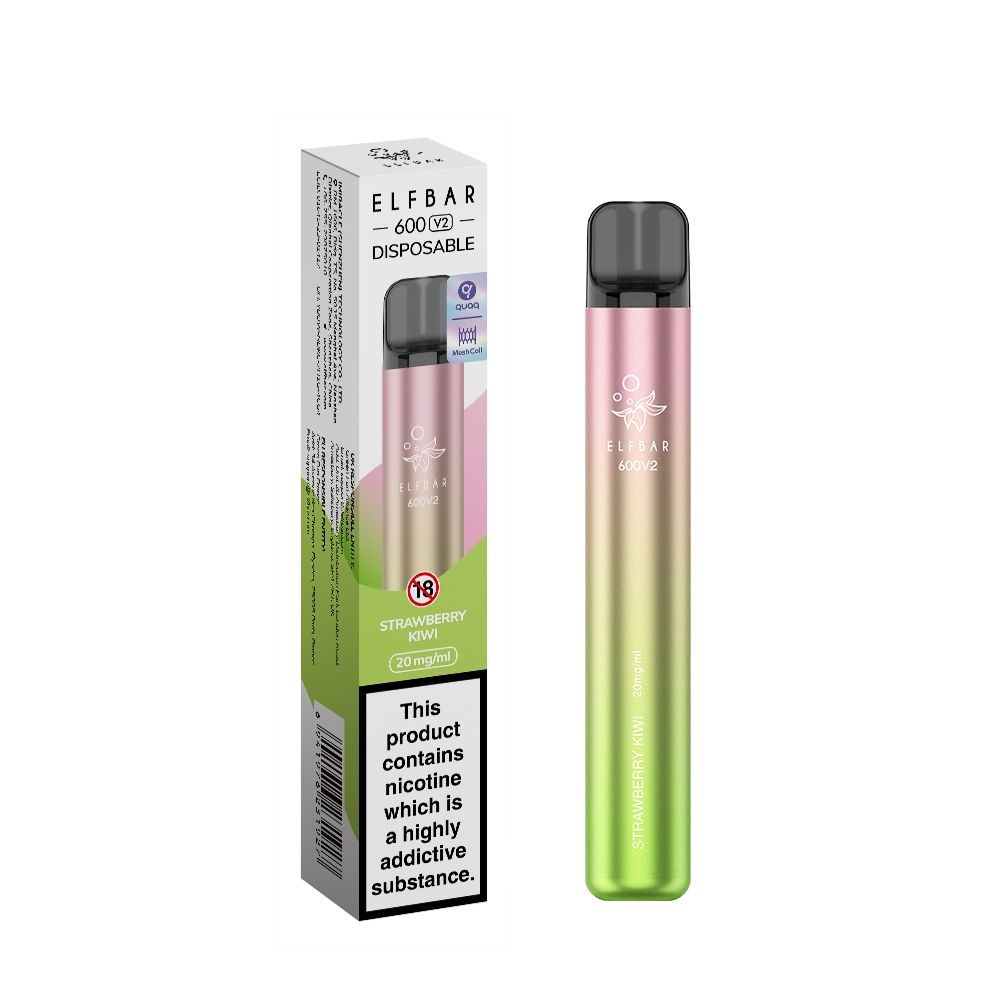 Elf Bar 600 V2 Strawberry Kiwi Disposable Vape