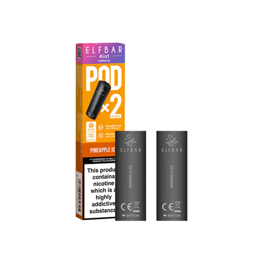 Elf Bar 4in1 Pineapple Ice Pods (2 Pack)