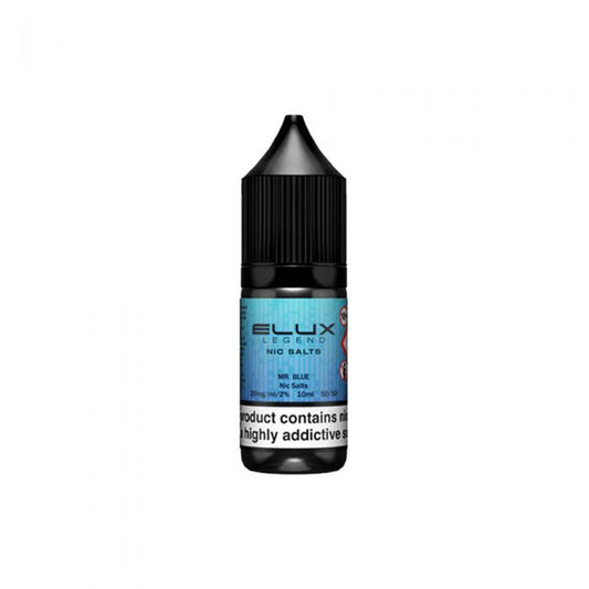 Elux Legend Nic Salts Mr Blue E Liquid 10ml