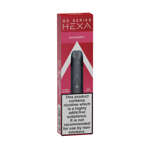 HEXA GO Raspberry Disposable Vape