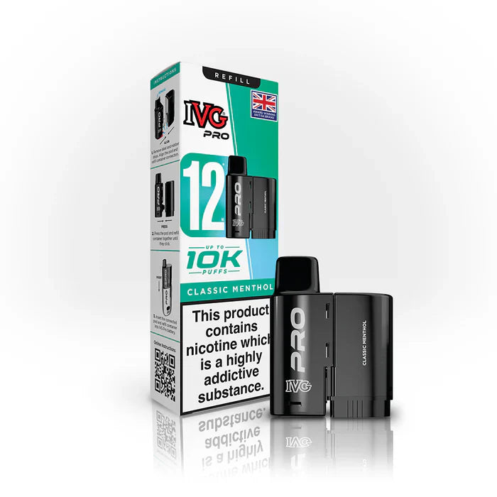 IVG Pro Refill 10mg Classic Menthol