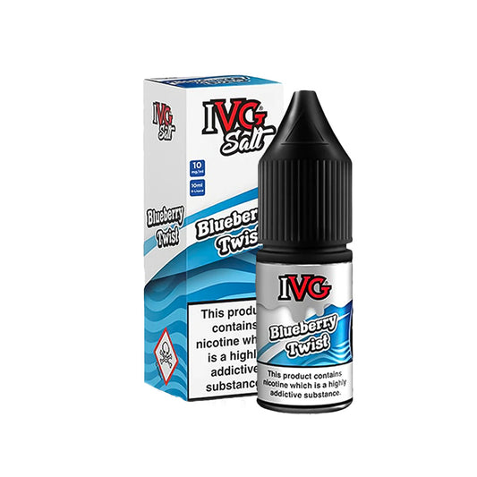 IVG Salt Blueberry Twist E Liquid 10ml