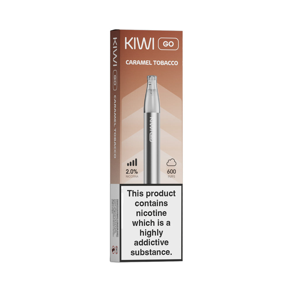KIWI GO Caramel Tobacco Disposable Vape