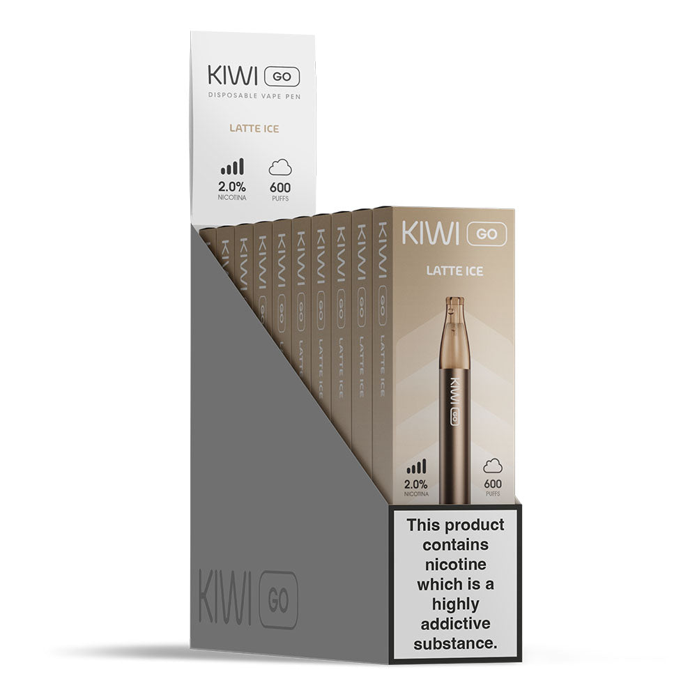 KIWI GO Latte Ice 10 Pack Disposable Vapes