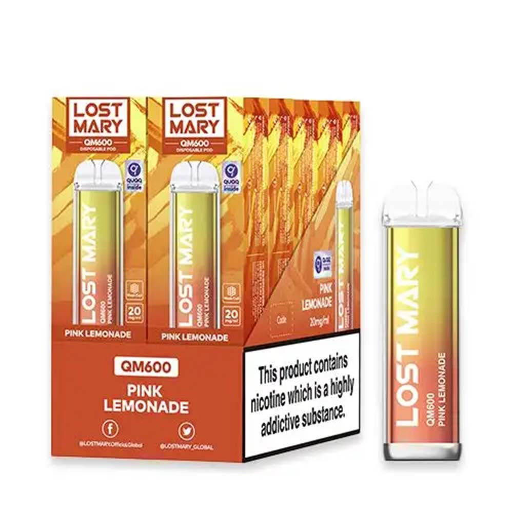 Lost Mary QM600 10 Pack Pink Lemonade