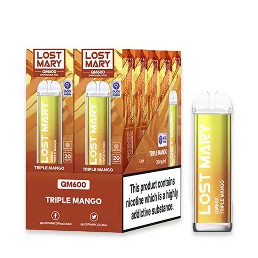 Lost Mary QM600 10 Pack Triple Mango