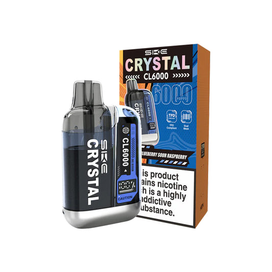 SKE Crystal CL6000 Blueberry Sour Raspberry Pod Kit