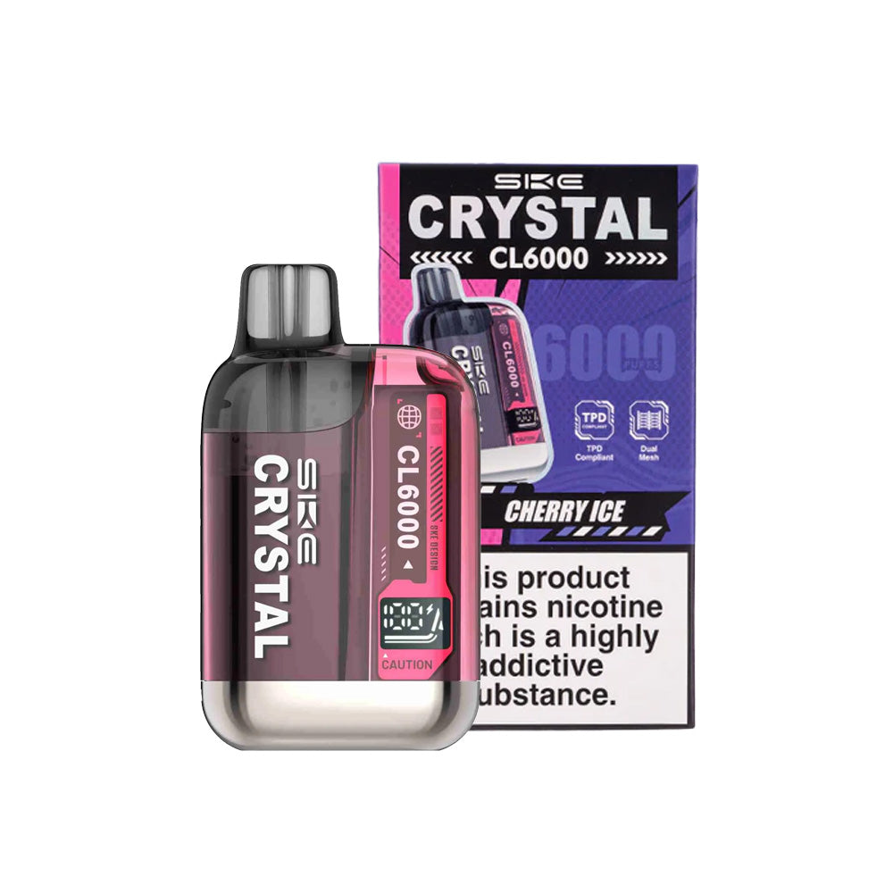 SKE Crystal CL6000 Cherry Ice Pod Kit
