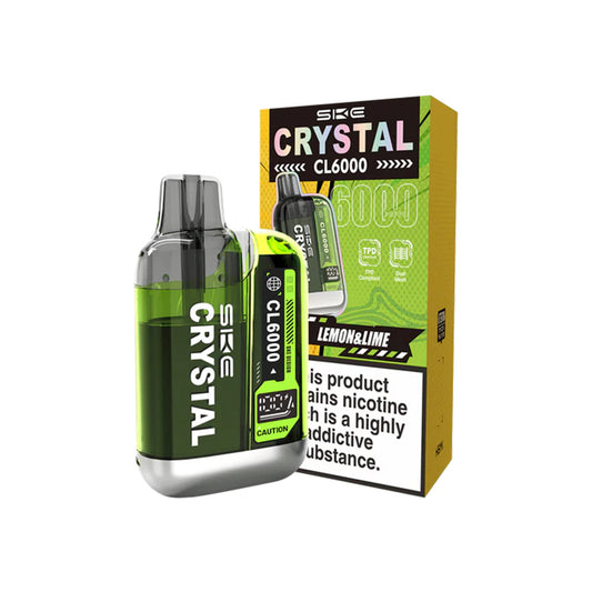 SKE Crystal CL6000 Lemon & Lime Pod Kit