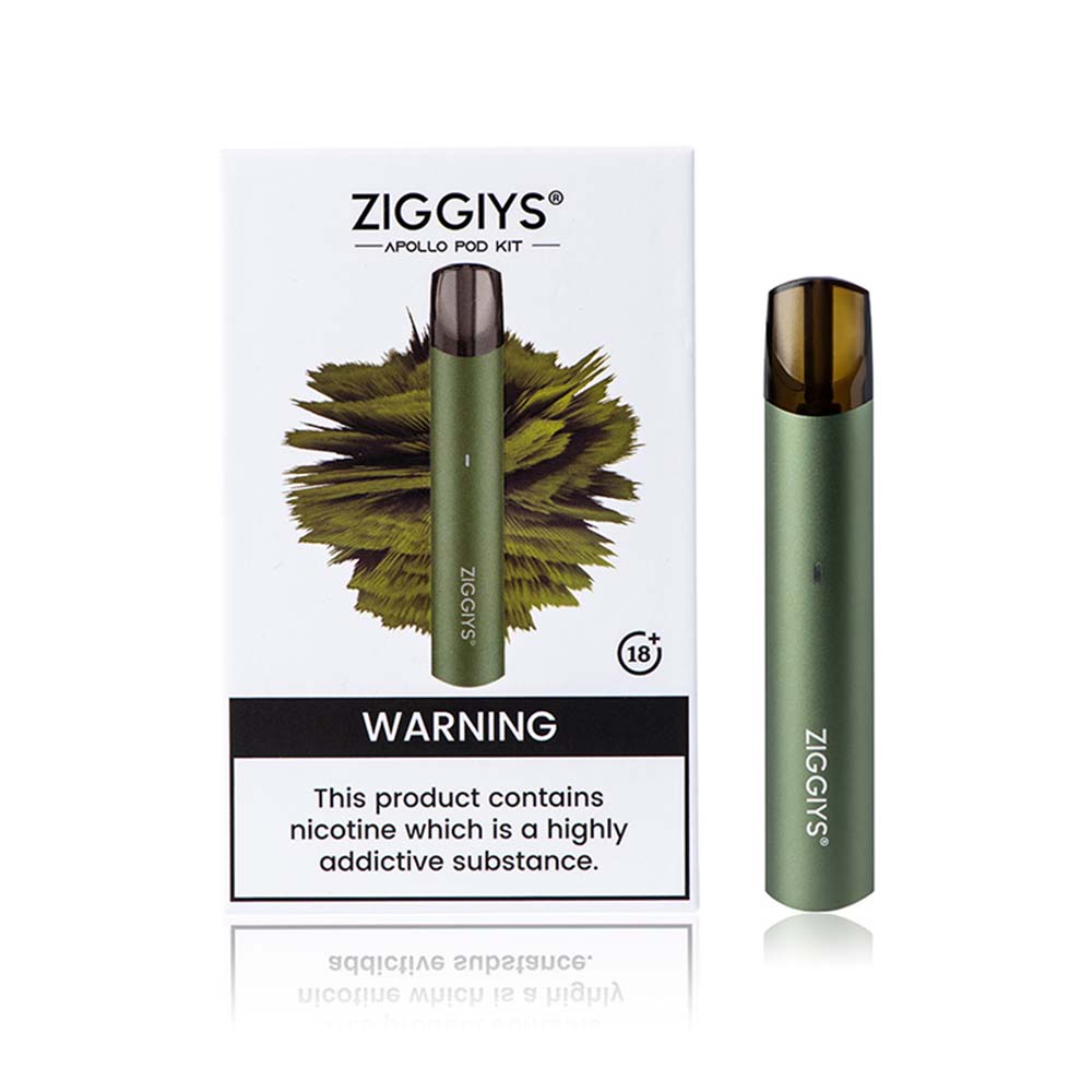 Ziggiys Apollo Pod Vape Kit Black